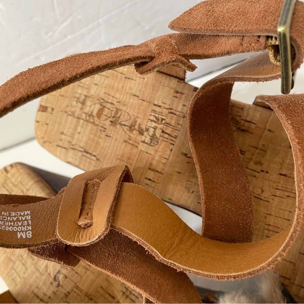 KORKS FAUX FUR‎ CLOGS WITH WOODEN BLOCK HEEL - Picture 3 of 7